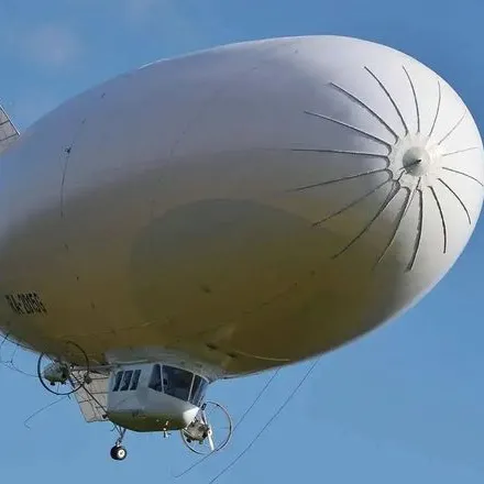 Periklanan slimp Goodyear rc Blimp Zeppelin Airship luar ruangan muatan besar Tethered Aerostat lampim untuk pengawasan udara