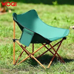 Chaise pliante pour enfants Woqi, tissu Oxford vert, portable, pour le camping, la pêche, les pique-niques, la plage, 43x43x70cm - Product Image 5