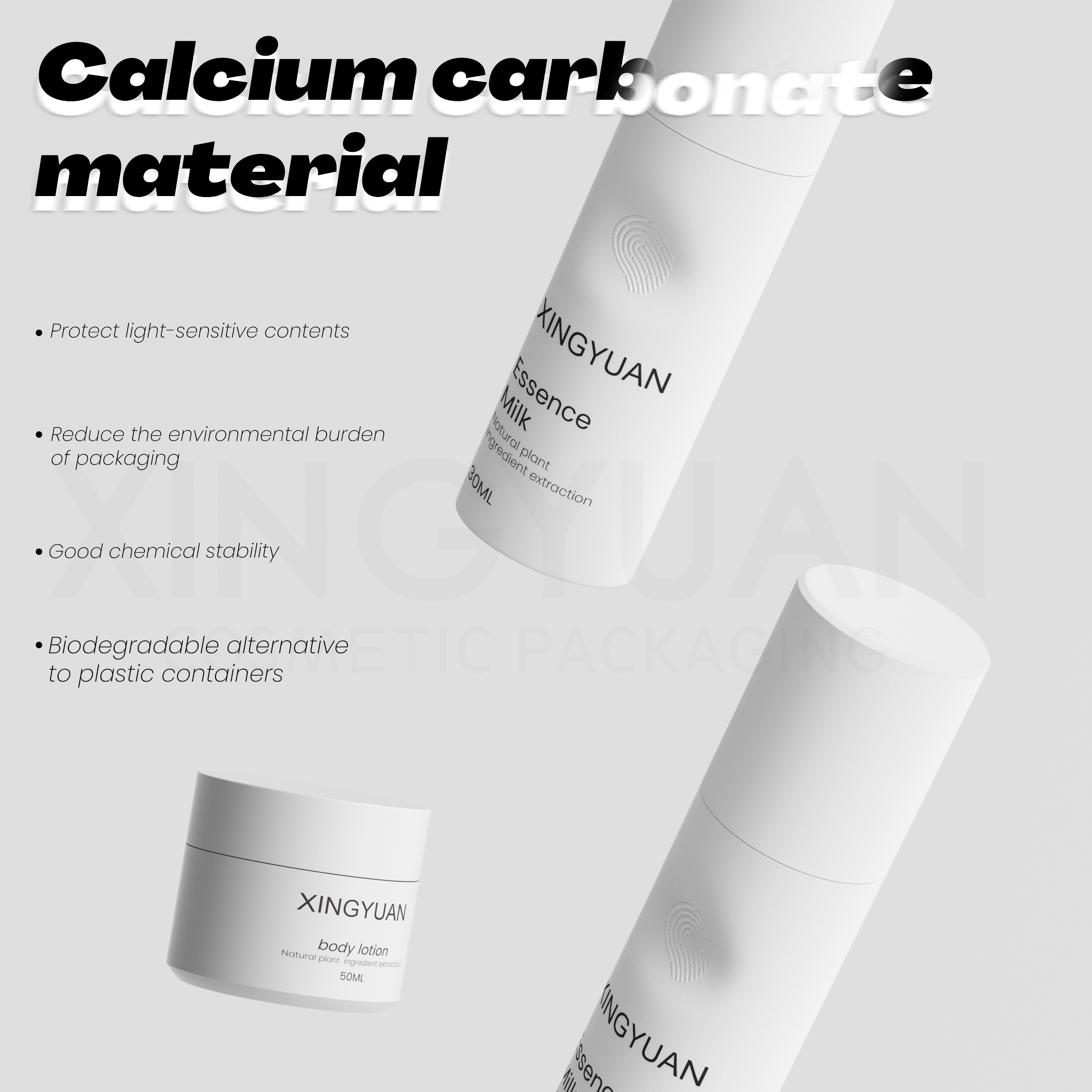 biodegradable skincare bottle