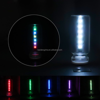 Veilleuse tactile Kaidengzhe, éclairage ambiant irisé, décorative, automatique, LED USB 5V, lumière en verre transparent, compatible universel 1W