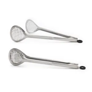 Utility food tongs Stainless Steel Kitchen Tongs for Frying Cooking Clipping Toast Bread Grilling for air fryer