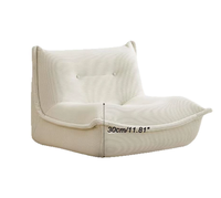 Sillón Puff Convertible en Cama, Ideal para Esquina de Lectura, Juegos y Ver Televisión