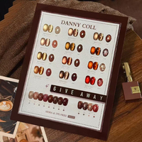 Nouvelle collection automne brun caramel – Kit de vernis à ongles gel TPO sans HEMA – Vente en gros usine – Vernis gel œil de chat magnétique personnalisé