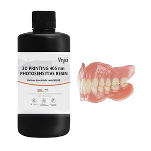 שרף בסיס שיניים 405 שרף ריפוי אור תואם עם מדפסות 3d כמו אחיד, anycube, elego, ססגוניות ועוד - Product Image 1