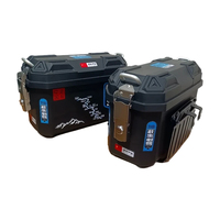 Boîte latérale universelle 25L à dégagement rapide pour moto et vélo électrique, étanche, épaissie et antichoc