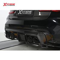 Diffuseur arrière en fibre de carbone sèche XTREME, style PSM, kit carrosserie pour BMW G80 G81 M3 G82 M4 2021-2029