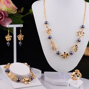 Cring CoCo Dangling Pearl Rings Drop Accessories Black Pearl Heart Bracelet Polynesian jewelry wholesale hawaiian pearl set