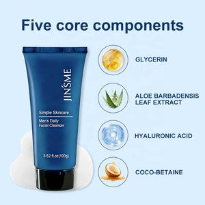 Espuma Limpiadora Facial de Aminoácidos de Cúrcuma de Marca Privada, Producto para el Cuidado de la Piel, Limpiador Facial Antiacné, Limpiador Facial Diario para Hombres - Product Image 6