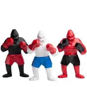 Boxer en résine personnalisé, inspiré du dessin animé King Kong, vvs imperméable, séries d'athlète, Arts imitiables et Tiktok, tendance