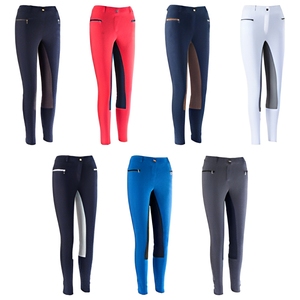 Pantalons d'équitation sur mesure pour femmes, 100 % polyester, coupe ajustée, pantalons de sécurité équestre aux meilleurs prix en vente - Product Image 1