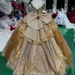 Vestido de Quinceañera Jxs15 Brillante, Vestido de Gala con Apliques de Encaje, Corsé Mexicano, Vestido de 16 Años con Lentejuelas, Vestido de 15 Años Jancember - Product Image 4