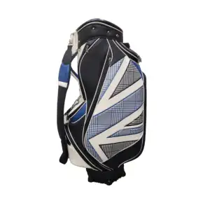 Özel logo PU deri ayrılabilir omuz askısı arabası çantası tek omuz askısı 5 yollu golf çantası