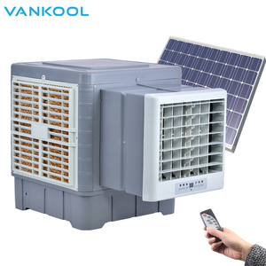 Suitable Solar Rechargeable Battery Fan Evaporative Window Cooler Airconditioner Climatiseur Solaire Aires Acondicionados - Product Image 1