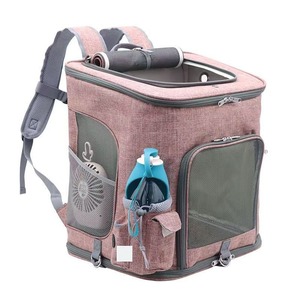 Portable <b>Foldable</b> Expandable Cat Backpack - <b>Trolley</b>-Style Carrier for Small Dogs & Cats - Product Image 2