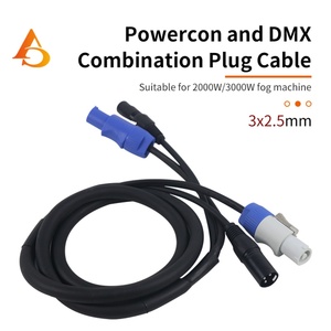 Cable Combinado Profesional Powercon Plus de 3 Pines, Cable Híbrido DMX para Iluminación de Escenario - Product Image 5