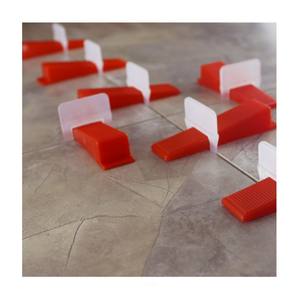 Entretoise de nivellement de carrelage Cales et clips de nivellement de sol 1/16 Entretoises de carrelage Paire de système de nivellement Niveleur de sol en porcelaine 1.0mm - Product Image 1