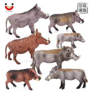 Figurines d'animaux en PVC massif en gros : Modèles de statues de cochons, sangliers et porcs sauvages - Product Image 1