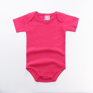 Mameluco para Bebé Recién Nacido, Mono de Verano de Manga Corta, Color Sólido, Tejido de Algodón, 0-6 Meses, ODM en Existencia - Product Image 6