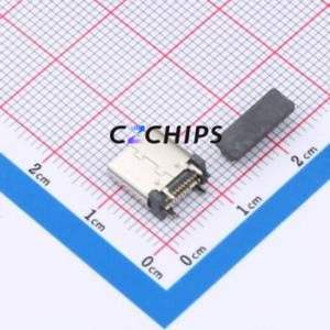 HC-TYPE-C-24P-LT037A USB Connector SMD Connector ( Connector Type: Type-C )( Gender: Female )( Mounting Type: Vertical Mount ) - Product Image 2