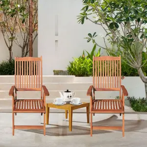 Sedia reclinabile vendita 5 posizioni mobili da esterno mobili da giardino in legno reclinabile sedia pieghevole Vietnam produttore