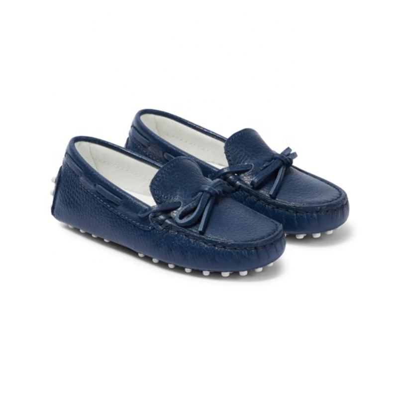 Scarpe Eleganti Bambino Blu Mocassino Bimbo Numero 22 Scarpe In
