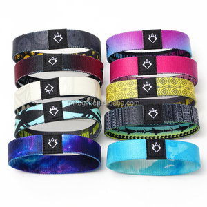 สายรัดข้อมือยืดหยุ่นได้ทั้งสองด้านพิมพ์ซับลิเมชันแบบกำหนดเองมีป้ายกำไลแท็ก NFC - Product Image 4