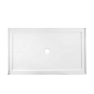 SeaWin Moderne ISO9001 Certifié Antidérapant Blanc Carré avec Drain Linéaire Intégré Prêt <span class=keywords><strong>à</strong></span> l'emploi en Pierre Artificielle pour <span class=keywords><strong>Receveur</strong></span> <span class=keywords><strong>de</strong></span> <span class=keywords><strong>Douche</strong></span> Encastré Garantie 2 Ans - Product Image 2
