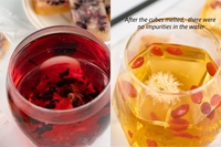 Thé en cubes de miel de fleurs premium, thé minceur, saveurs variées, blocs de sucre de miel naturel, infusion de fruits, thé instantané en boîte/sachet