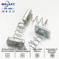 Mur Baut Penyangga MALAXY M6-M20 Baja Tahan Karat 316 A4-80 Berlapis Seng Pemasok OEM ODM untuk Penyangga Pipa Industri Mur Saluran Pegas