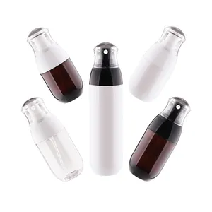 Bouteille Boston en spray PETG personnalisée 30ml 50ml 100ml 120ml 150ml 180ml Bouteilles en plastique en spray à brume fine pour l'emballage de voyage