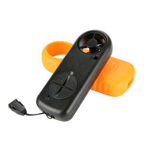 Anemómetro digital LCD multifuncional portátil Termoanemómetro de mano con sonda de paleta para medición de velocidad del viento - Product Image 6