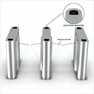 Torniquete Óptico de Alta Velocidad de 0.5 Segundos con Capacidad para 35 Personas por Minuto para Estaciones de Metro y Aeropuertos, Fábrica en China - Product Image 1