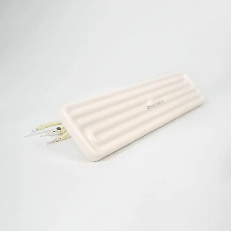 BRIGHT Wholesale 220V 1000W 240*60mm White Flat Type Ceramic Infrared Heater with K Thermocouple