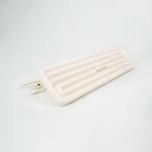 BRIGHT Wholesale 220V 1000W 240*60mm White Flat Type Ceramic Infrared Heater with K Thermocouple