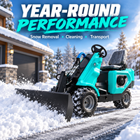 Meistverkaufter Kompakter Mini-Lader 2272mm Maximale Arbeitshöhe Kleiner Dreipunkt-Radlader für Schneeschaufel Kompatibel