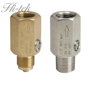 M20x1.5 수동 압력 스너버 플러그 구조의 펄세이션 댐퍼 기본 매체용 - Product Image 2