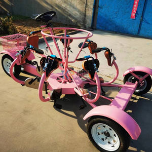 Meilleur fabricant de vélos électriques pliants unilatéraux à 7 places pour excursions, bus de fête, ou voitures de type beer bike - Product Image 3