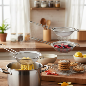SET DI 3 SETACCI IN ACCIAIO INOX 8/14 E 18 CM - Product Image 3