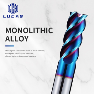 Odm & Oem Ondersteunde 4-fluitcarbide Eindfrees Met Altin Coating Voor <span class=keywords><strong>Cnc</strong></span>-Gereedschapswerktuigen - Product Image 4