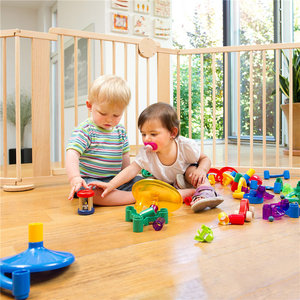 <span class=keywords><strong>Parc</strong></span> pour <span class=keywords><strong>bébé</strong></span> <span class=keywords><strong>pliable</strong></span> en <span class=keywords><strong>bois</strong></span>, barrière de sécurité réglable, design moderne pour la maison, l'école, le <span class=keywords><strong>parc</strong></span>, la salle à manger, pour bébés et tout-petits - Product Image 4