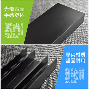 Double <b>Sliding</b> Door Track Aluminum Alloy Two Section With Damper For Wooden Wardrobe Cabinet Door Hardware - Product Image 2