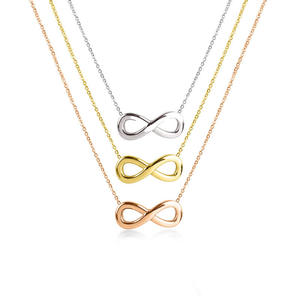 Meistverkaufte Mode-Halskette für Männer und Frauen aus Edelstahl mit Unendlichkeits-Anhänger Schmuck - Product Image 1