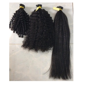 100% มนุษย์ผมนามสกุลผมบริสุทธิ์สีธรรมชาติหยิกหยักศก I เคล็ดลับราคาขายส่ง - Product Image 3