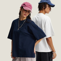 T-shirt Basique Unisexe Tendance 2026 Coupe Boxy Épaisse 275g Épaules Tombantes Manches Courtes Été Quotidien Streetwear Plusieurs Couleurs