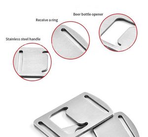 Décapsuleur personnalisé avec logo, en acier inoxydable, vente en gros, décapsuleur de ceinture pour bar, restaurant, marketing de marque, cadeaux promotionnels - Product Image 3