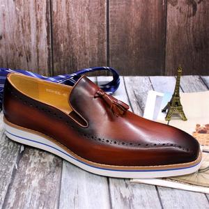 Zapatos Clásicos de Vestir para Hombre, de Cuero Genuino, Zapatos Formales de Moda, Zapatos de Fiesta para Hombre - Product Image 3