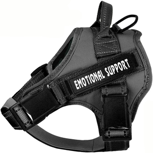 TOPBUDDY <span class=keywords><strong>Harness</strong></span> Anjing Reflektif Tanpa Tarik, Tali Kekang Anjing dengan Tag Yang Dapat Dilepas - Product Image 1