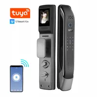 Оптовая продажа oem открытый пароль электронный аудио отпечаток пальца ворота Смарт Цифровой Дверной замок с камерой для входной двери