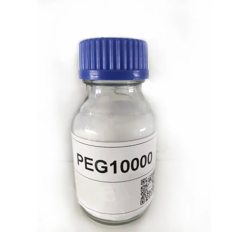 PEG 10000 de polyéthylène Glycol de poids moléculaire élevé pour plastifiants