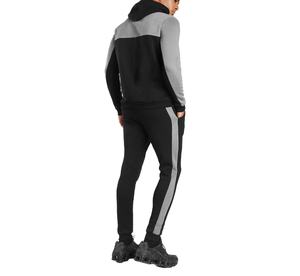 Ensemble de survêtement respirant pour homme avec broderie de logo personnalisé, 100 % coton, collection hiver 2026, style décontracté, vente en gros, mode streetwear - Product Image 3